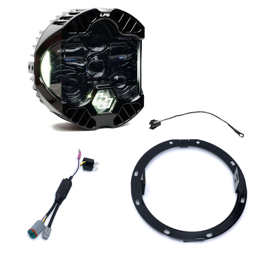 Baja DOT LP6 Headlight Kit for 1996-2013 Harley Street Glide/Road King