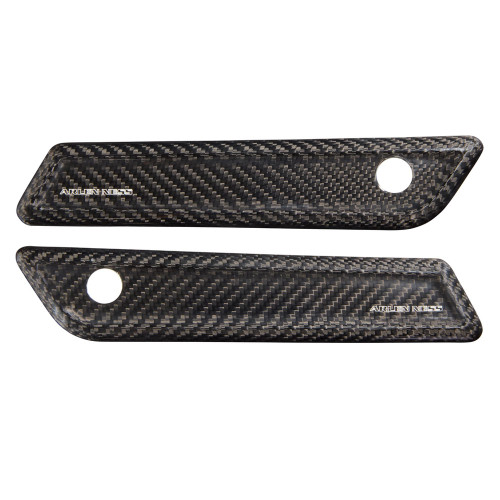 Arlen Ness Carbon Fiber Saddlebag Latch Covers for 2014-2026 Harley Touring