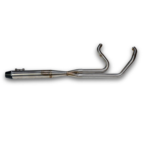 Sawicki Full Length Billet Cap Intimidator Exhaust for 2017-2026 Harley Touring - Stainless