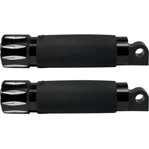 Avon Custom Contour Rival Foot Pegs for Harley - Black