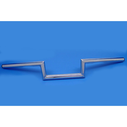 VTwin 1" Chrome 4" ZBars Handlebars Get Lowered Cycles