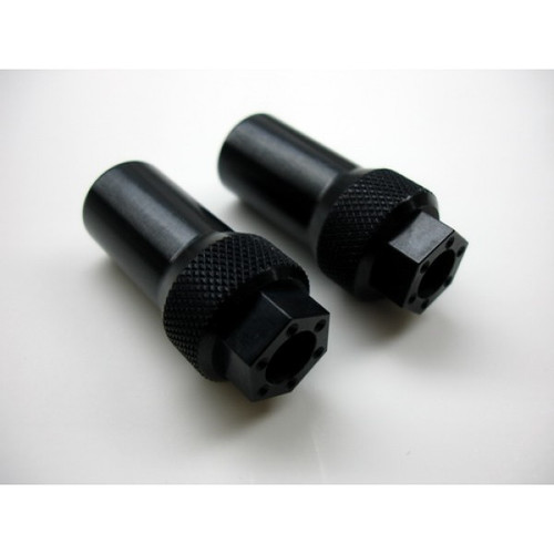 Joker Machine Black Axle Adjusters for 2005-2016 Harley Sportster