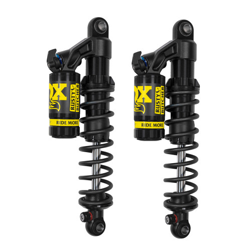 FOX Rusty Butcher QS3-R 14" Shocks for 1988-2020 Harley Sportster