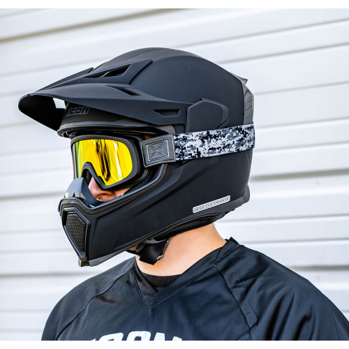 Icon Airflite Helmet - Black Rubatone - Get Lowered Cycles