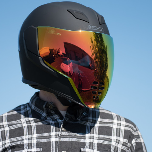 icon airflite helmet rst mirror Trick or Street 4 Adult Street Helmets  Shop for Moto Gear This cutting Icon Airflite MIPS EDO Motorcycle