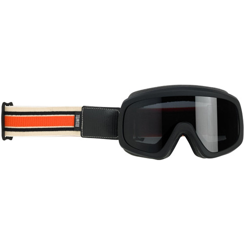 Biltwell Overland 2.0 Racer Black/Cream/Orange Motorcycle Goggle