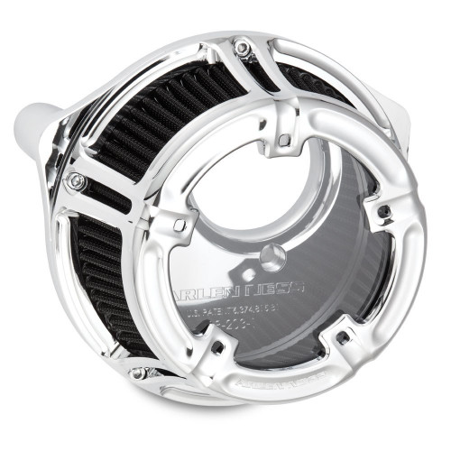 Arlen Ness Method Air Cleaner for 2017-2022 Harley M8 - Chrome