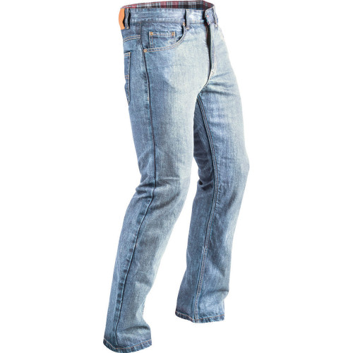 Fly Street Resistance Motorcycle Jeans - Blue - Get Lowered Cycles