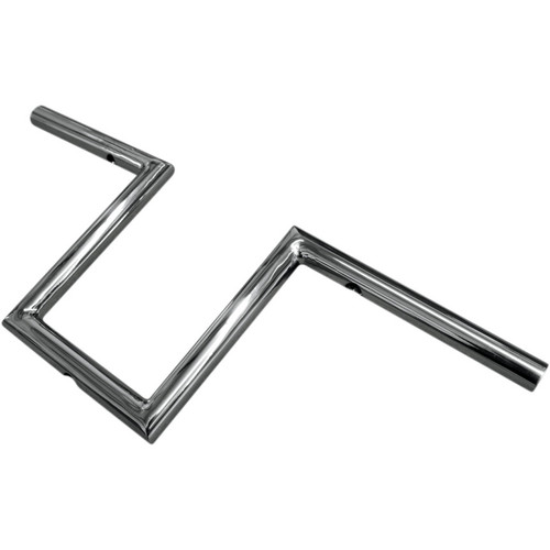 LA Choppers 1" Old School 8" Narrow Z Bars Handlebars Chrome LA
