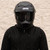 Simpson Mod Bandit matte black helmet with flip-up chin bar open – modular function