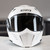 Simpson Mod Bandit Modular Motorcycle Helmet – White - Front