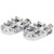 Flo Motorsports Moto Style Foot Pegs for Harley - Chrome