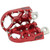 Flo Motorsports BMX Style Foot Pegs for Harley - Red