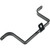 Drag Specialties Black Saddlebag to Fender Support Bracket for 1980-2008 Harley - Repl. OEM#91140-98/04