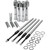 S&S Quickee Pushrod Kit with Covers for 2004-2020 Harley Sportster - Chrome