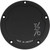 Thrashin Supply Dished 5-Hole Derby Cover - Black / Machined