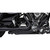 Cobra Powerport Headpipes Single Bung for 2017-2023 Harley Touring - Black