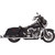 Bassani Chrome 2-1/4" Fishtail 33" Slip-On Mufflers for 1995-2016 Harley Touring - No Baffle