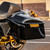 Arlen Ness 10-Gauge Saddlebag Latch Covers for 2014-2023 Harley Touring - Gold