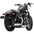 Cobra 3" Slip-On Mufflers with Race-Pro Tips for 2014-2022 Harley Sportster - Chrome