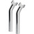 Wild 1 Chubby's 9.5" Pullback Handlebar Risers - Chrome