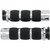 Avon Air Cushioned Rival Grips for Harley Dual Cable - Chrome 