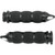 Avon Air Cushioned Spike Grips for Harley Dual Cable - Black