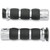 Avon Air Cushioned Velvet Rival Grips for Harley Dual Cable - Chrome