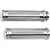 Pro One Grooved Billet Grips for Harley Dual Cable - Chrome