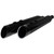 Khrome Werks 4.50" HP-Plus Slip-On Mufflers for 2017-2024 Harley Touring - Obsidian / Edge Tip