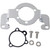 Drag Specialties Chrome Air Cleaner Support Bracket for 1984-1989 Harley Twin Cam Butterfly Carb 