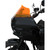 Klock Werks 9" Ice Kolor Flare Windshield for 1984-1992 Harley FXRP Fairing - Orange