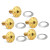Arlen Ness Titanium Floating Front Brake Rotor Bolts for 2014-2023 Harley Touring - Gold