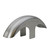 Custom Chrome 'Roller' Custom 6" Front Fender for Harley Touring with 21" x 3.5" Wheels