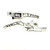 Boosted Brad DMR Destroyer Shorty Brake & Clutch Lever Set for 2024-2026 Harley Touring