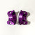 Original Garage OG Purple Billet Clutch/Brake Control Perch Clamps for Harley - Open Box