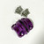 Original Garage OG Purple Billet Clutch/Brake Control Perch Clamps for Harley - Open Box