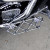 Arlen Ness Diamond Floorboards for Harley - Chrome