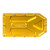 Thrashin Supply Aggressor Brake Pedal for OEM Bagger Brake Arm - Gold