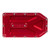 Thrashin Supply Aggressor Brake Pedal for OEM Bagger Brake Arm - Red