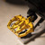 Thrashin Supply Aggressor Mini Floorboards for Harley - Gold
