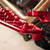 Thrashin Supply Aggressor Floorboards for Harley Bagger - Red