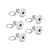 Arlen Ness Titanium Floating Rotor Hardware for Dyna & V-Rod - Polished