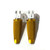 Speed Merchant Gold Speed Pegs Foot Pegs for M8 Harley Softail - Open Box