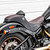 San Diego Customs Pro Series Performance Gripper Seat with Backrest for 2018-2024 Harley Softail FXLR/FLSB - Red Stitch