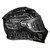 Simpson Mod Bandit Forged Carbon Buell Edition helmet – three-quarter view showing carbon texture