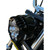 Custom Dynamics Shark Demon LED Headlight for Harley Dyna, Softail, Sportster