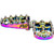 Flo Motorsports Moto Style Foot Pegs for Harley - Jet Fuel