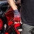Thrashin Supply Stealth Gloves Leather Palm - Red Flame
