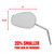 Thrashin Supply Billet Mini Mirrors for Harley